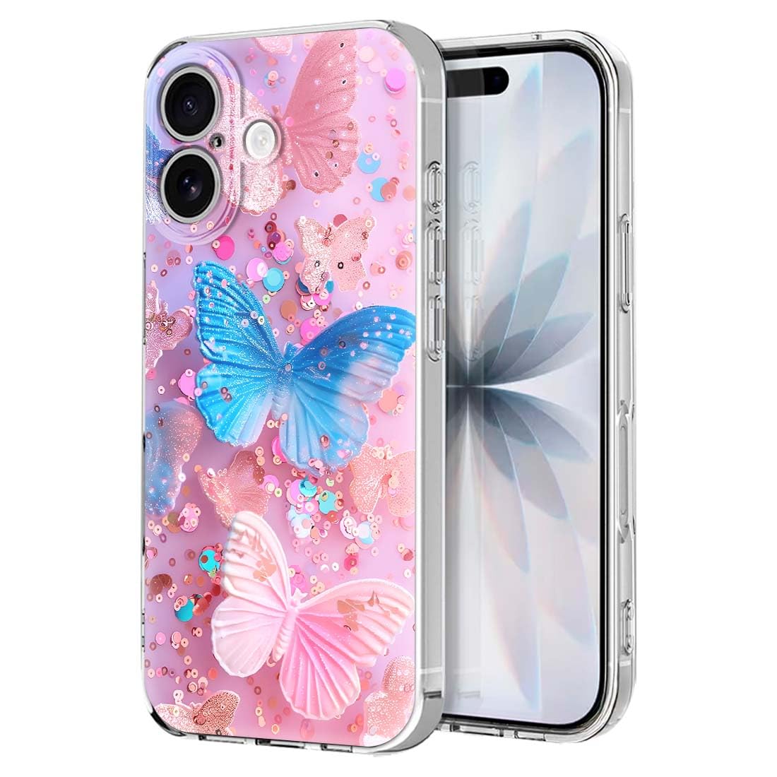 Nainz Designer Printed Soft Silicone Back Case Cover for iPhone 17